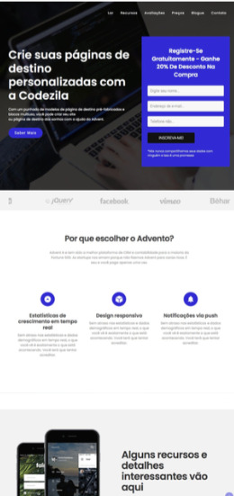 Site Profissional de alta conversão